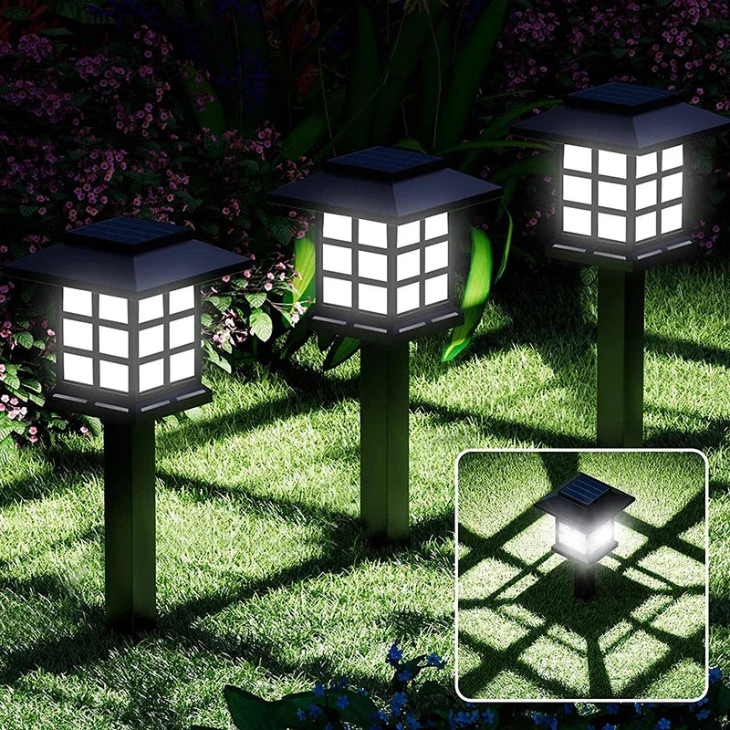 Luminárias solares LED à prova d'água | Iluminação decorativa e sustentável para jardins, caminhos e quintais - EVREN