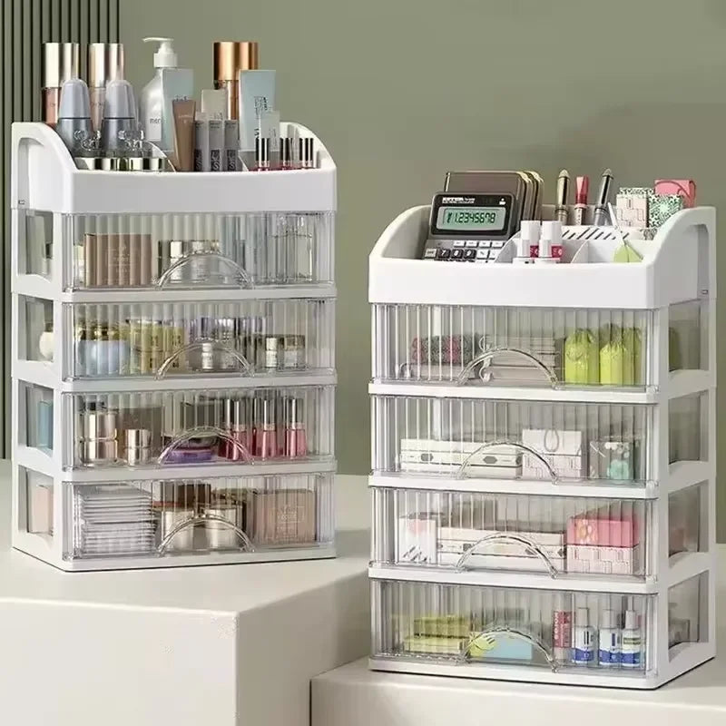Organizador de Maquiagem com Gavetas | Grande Capacidade e Design Elegante - EVREN