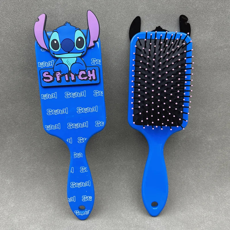 Escova de Cabelo Stitch Disney, Massageadora com Almofada de Ar, Perfeita para Crianças, Fãs e Colecionadores - EVREN