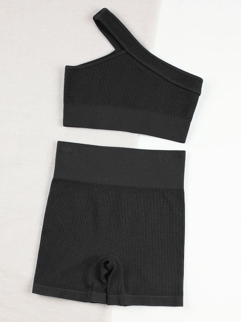Conjunto Fitness Feminino Sem Costura | Look Esportivo para Academia, Yoga e Exercícios - EVREN