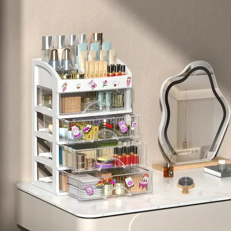 Organizador de Maquiagem com Gavetas | Grande Capacidade e Design Elegante - EVREN