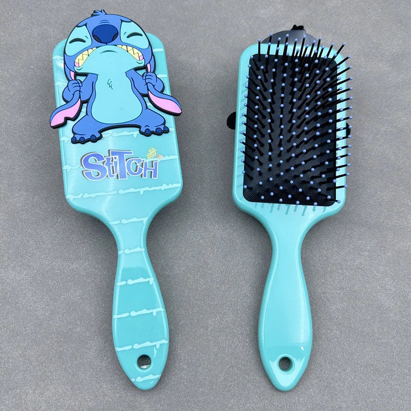 Escova de Cabelo Stitch Disney, Massageadora com Almofada de Ar, Perfeita para Crianças, Fãs e Colecionadores - EVREN