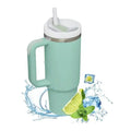 Garrafa Térmica de Aço Inox 304 1200ML com Alça e Canudo – Ideal para Bebidas Frias e Quentes | Perfeita para Esportes e Café - EVREN