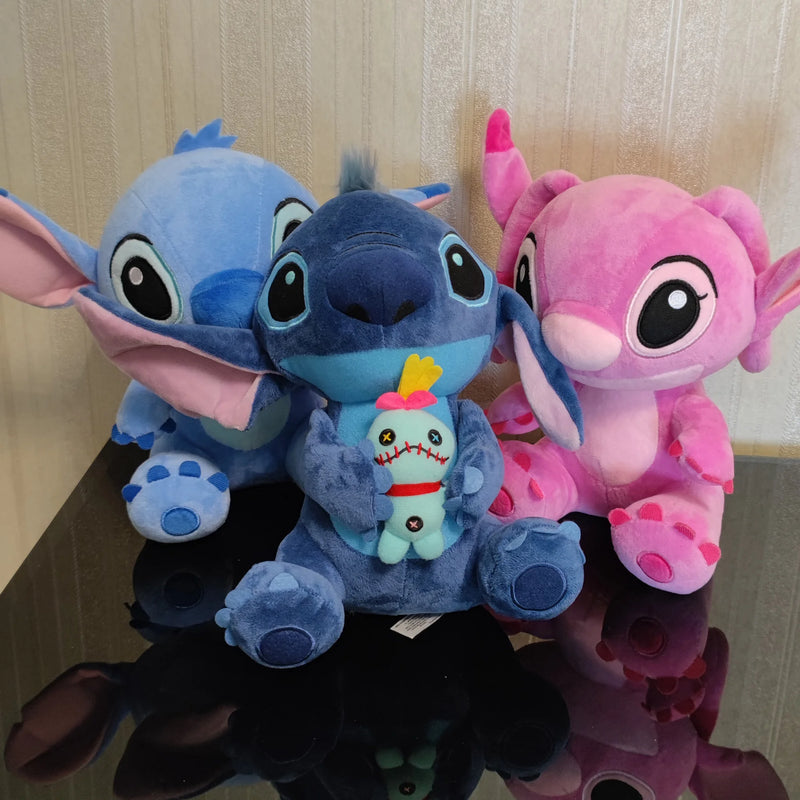 Urso Pelúcia Stitch Disney 25cm | Presente Adorável para Crianças e Fãs - EVREN