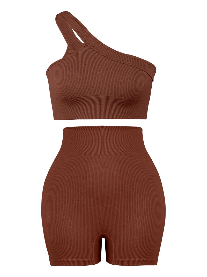 Conjunto Fitness Feminino Sem Costura | Look Esportivo para Academia, Yoga e Exercícios - EVREN