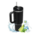 Garrafa Térmica de Aço Inox 304 1200ML com Alça e Canudo – Ideal para Bebidas Frias e Quentes | Perfeita para Esportes e Café - EVREN