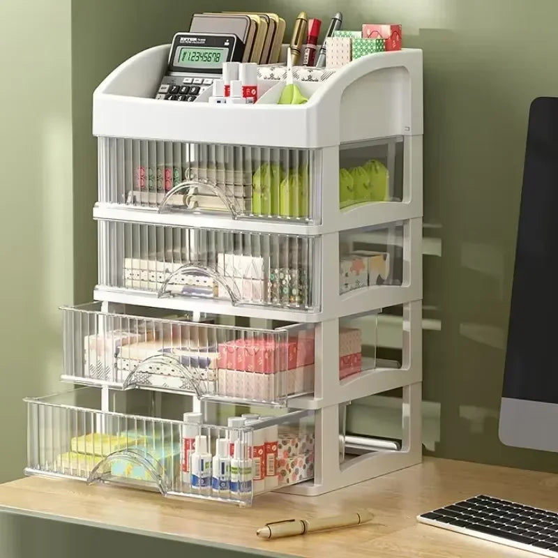 Organizador de Maquiagem com Gavetas | Grande Capacidade e Design Elegante - EVREN