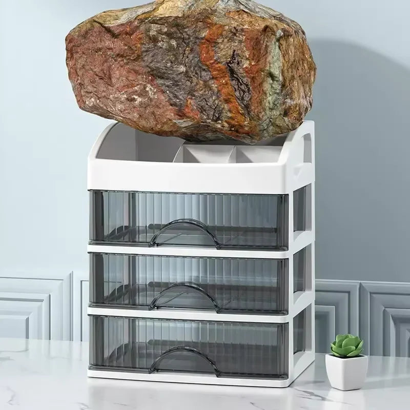 Organizador de Maquiagem com Gavetas | Grande Capacidade e Design Elegante - EVREN