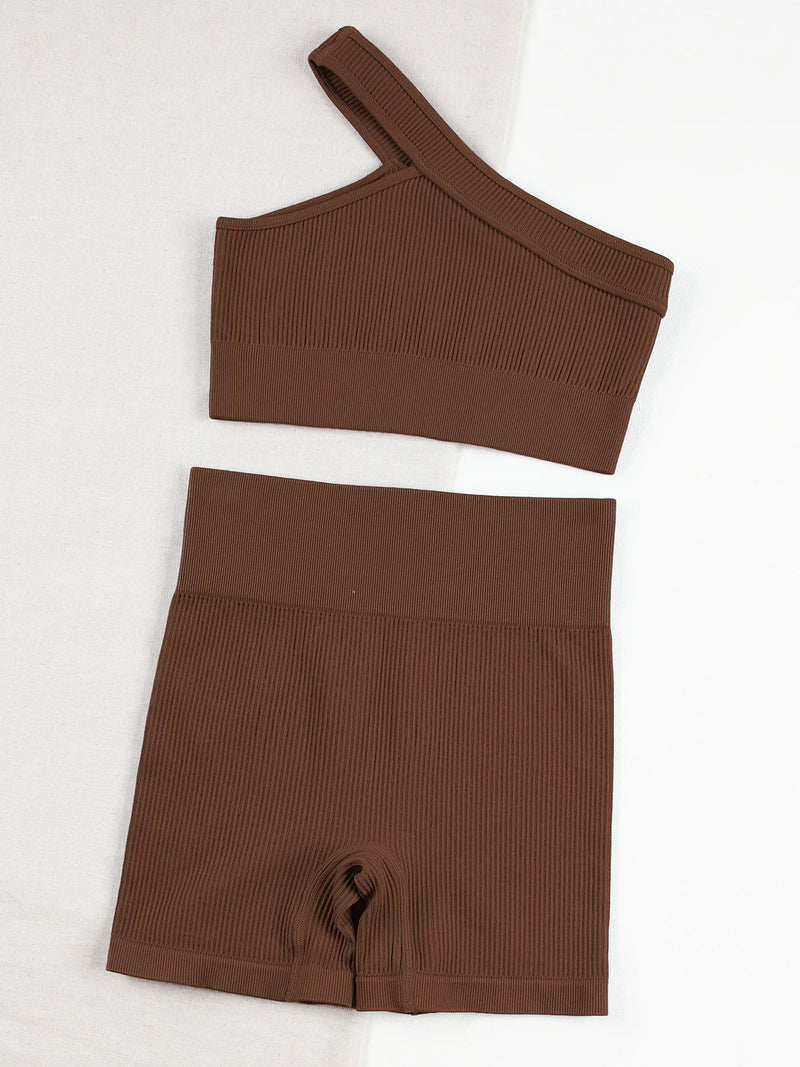 Conjunto Fitness Feminino Sem Costura | Look Esportivo para Academia, Yoga e Exercícios - EVREN