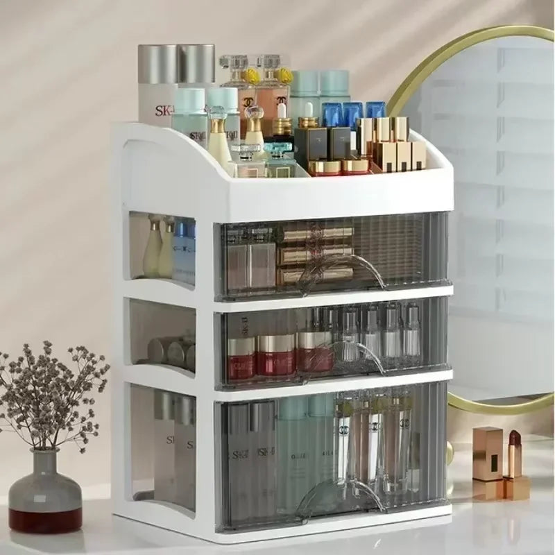 Organizador de Maquiagem com Gavetas | Grande Capacidade e Design Elegante - EVREN