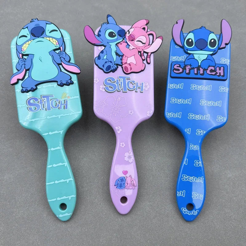 Escova de Cabelo Stitch Disney, Massageadora com Almofada de Ar, Perfeita para Crianças, Fãs e Colecionadores - EVREN