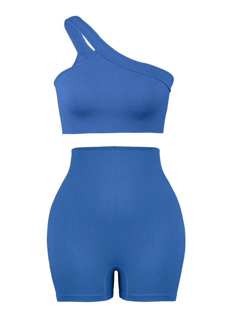 Conjunto Fitness Feminino Sem Costura | Look Esportivo para Academia, Yoga e Exercícios - EVREN