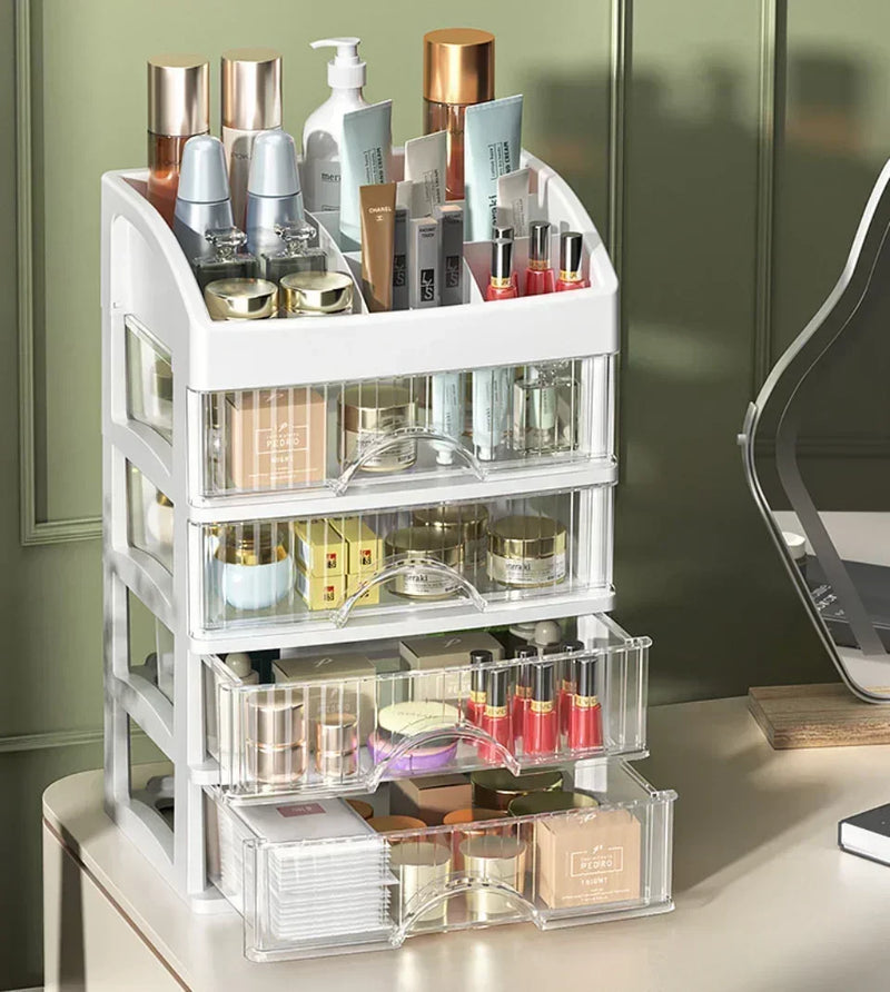 Organizador de Maquiagem com Gavetas | Grande Capacidade e Design Elegante - EVREN