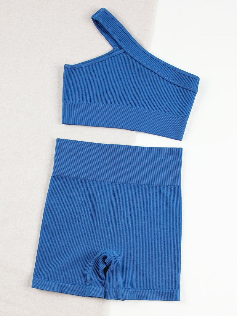 Conjunto Fitness Feminino Sem Costura | Look Esportivo para Academia, Yoga e Exercícios - EVREN