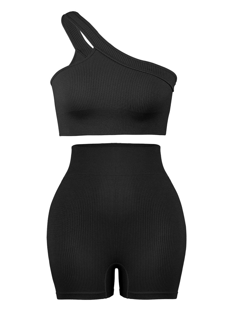Conjunto Fitness Feminino Sem Costura | Look Esportivo para Academia, Yoga e Exercícios - EVREN