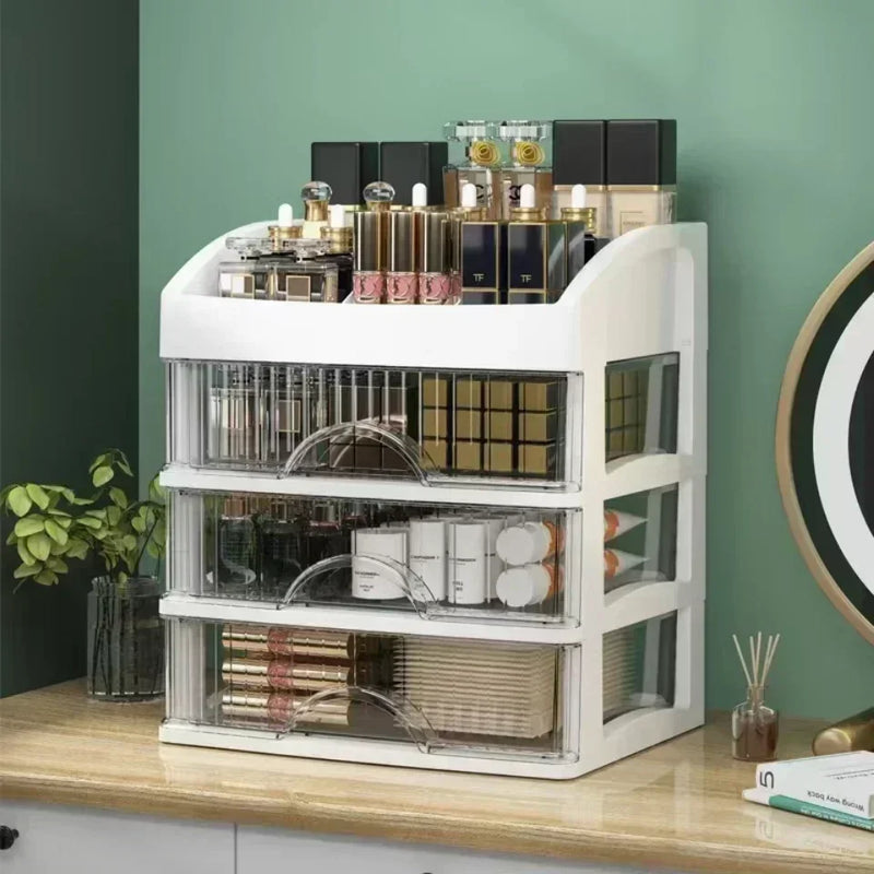 Organizador de Maquiagem com Gavetas | Grande Capacidade e Design Elegante - EVREN
