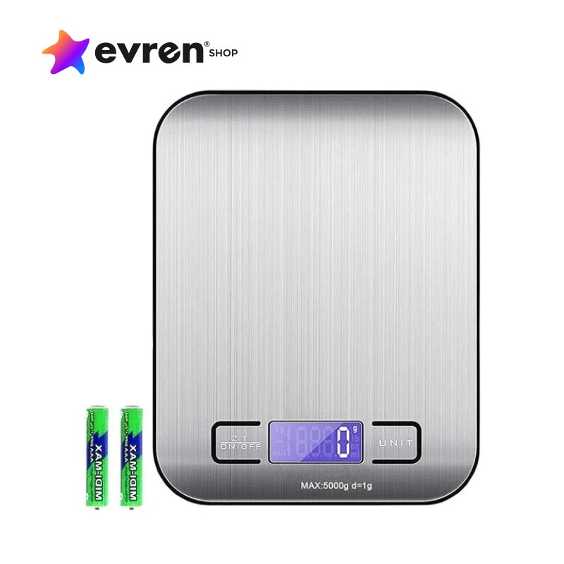 Balança digital de alta precisão aço inox - EVREN