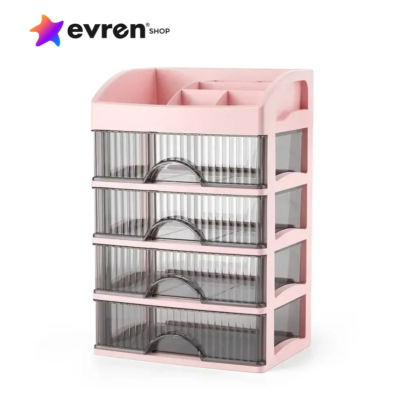 Organizador de Maquiagem com Gavetas | Grande Capacidade e Design Elegante - EVREN