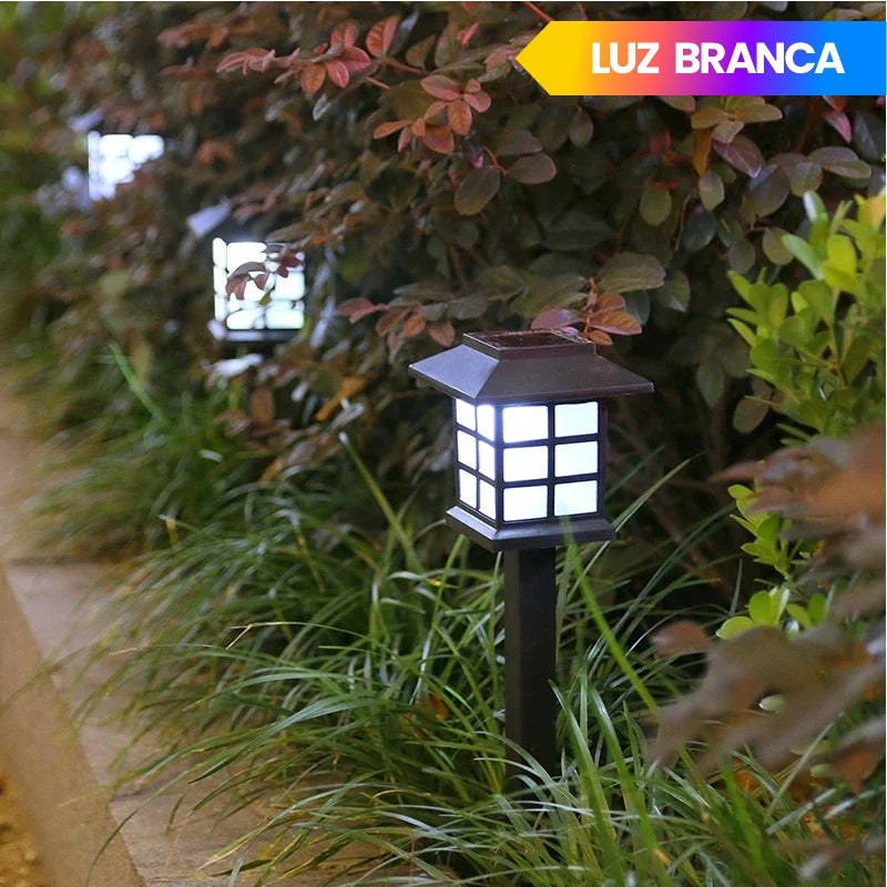 Luminárias solares LED à prova d'água | Iluminação decorativa e sustentável para jardins, caminhos e quintais - EVREN