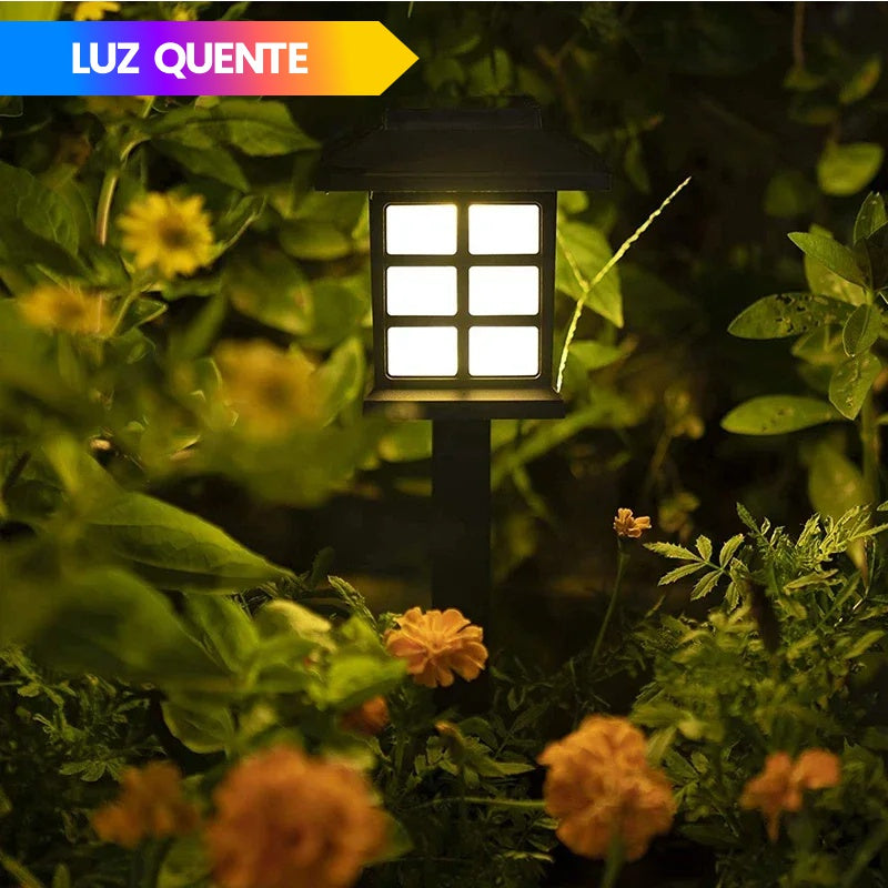 Luminárias solares LED à prova d'água | Iluminação decorativa e sustentável para jardins, caminhos e quintais - EVREN