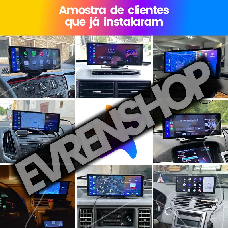 Multimídia de 10.26" para Carro com Android Auto e Apple CarPlay – EVREN